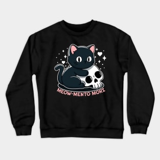 Meow mento mori Crewneck Sweatshirt